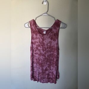 Old Navy Tie-Dye Scoop Neck Luxe Tank Top